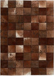 my home Leren vloerkleed Toska Woonkamer leder tapijten maat 4 bruin