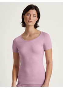 Calida Hemd Natural Comfort met ronde hals en verminderde pillingvorming dames armloze tops maat M (44/46) paars