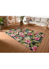 Hanse Home Outdoorkleed Tropical Feeling In-& outdoor, tapijt, weerbestendig, balkon, tuin, woonkamer, floraal buitenkleden multicolor