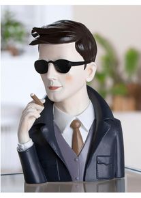 Casablanca by Gilde Decoratief figuur Gentleman (1 stuk) beelden & sculpturen grijs