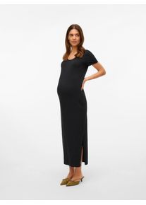 MAMALICIOUS Jerseyjurk MLEVA SS JRS AL DRESS NOOS dames jerseyjurken maat M (38) zwart