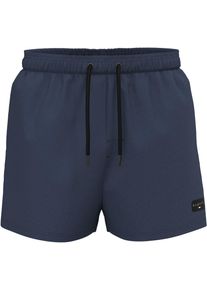 Bugatti Zwemshort Toni linker been label met logo-print heren zwembroeken maat M blauw