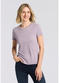 BOSS Orange T-shirt Esogo Premium Damesmode met ronde hals, stras applicatie dames t-shirts maat L (40) paars