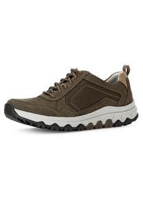 Gabor Rollingsoft Sneakers met sleehak , vrijetijdsschoen, lage schoen, veterschoen met contraststiksels, g-breedte heren lage sneakers maat 7 (40,5)