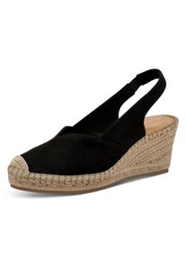 Tamaris Slingback pumps , sleehak, plateau, sandaal, zomerschoen, in smalle vorm dames slingback pumps maat 37 zwart