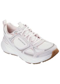 Skechers Sneakers EDGERIDE-SILVER ECLIPSE Retro sneaker, veterschoen, sportschoen met metallic versieringen dames schoenen maat 41 roze