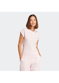 adidas Sportswear T-shirt W LIN SJ T Basic T-shirt van zacht materiaal dames tops maat L roze