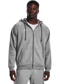 Under Armour Sweatvest UA Rival Fleece-Hoodie met Doorlopende Zip voor unisex sweatvesten maat XL grijs