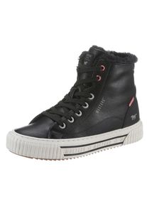 Mustang Shoes Winterlaarzen , high top sneakers, veterschoenen met plateauzool dames winterlaarsjes maat 40 zwart