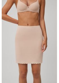 YSABEL MORA Onderrok elastisch, gegolfde zoom, elastiek dames onderrokken maat M beige