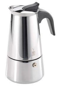 Gefu Espressomachine Emilio voor alle soorten kachels espressomachines zilver(kleur)