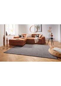 Hanse Home Vloerkleed Supersoft Kortpolig, loper modern, effen, woonkamer, slaapkamer moderne vloerkleden maat 3 grijs