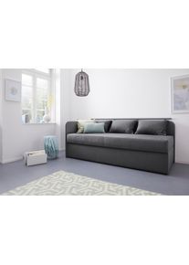 Maintal Bed Diana grijs, slaapbanken, Breedte ligoppervlak: 83 cm, Lengte ligoppervlak: 200 cm