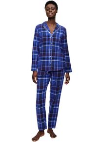 Triumph Pyjama Boyfriend PW 01 X Checks dames nachtkleding maat 36 blauw
