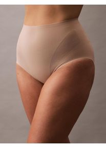 Calvin Klein Modellerende slip SCULPTED FIRM MESH BRIEF met vormend effect, shapewear dames slips maat M (38) beige