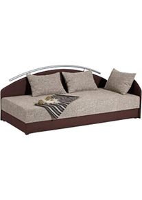 Maintal Bed bruin, slaapbanken, Breedte ligoppervlak: 80 cm, Lengte ligoppervlak: 200 cm