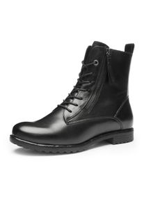 Ara Veterschoenen Liverpool Korte laarzen, biker boots in comfortabele wijdte G (= wijd) dames veterlaarsjes maat 5,5 (38,5) zwart