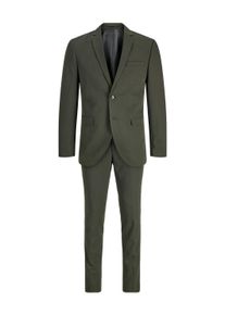 Jack & Jones Jack & Jones Pak JPRFRANCO Extra smal, onderhoudsvriendelijk, stijlvol met vallende revers (set, 2-delig) heren kostuums maat 48 groen