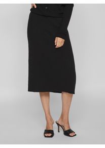 Vila Gebreide rok VICOMFY A-LINE KNIT SKIRT- NOOS dames gebreide rokken maat XS (34) zwart