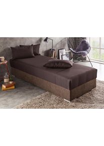 Hapo Bed met bedkist bruin, slaapbanken, Breedte ligoppervlak: 80 cm, Lengte ligoppervlak: 200 cm