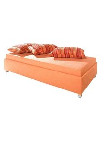 Maintal Bed Met bedkist, in 3 breedten oranje, slaapbanken, Breedte ligoppervlak: 80 cm, Lengte ligoppervlak: 200 cm