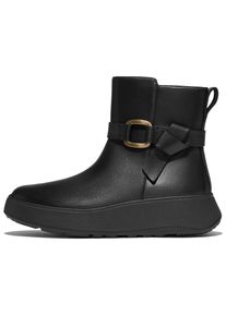 fitflop Plateaulaarsjes F-MODE SQUARE-RING Boots, chunky boots met plateauzool dames plateaulaarsjes maat 36 zwart
