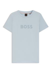 BOSS Orange T-shirt Elogo Premium Damesmode dames t-shirts maat L (40) blauw