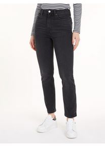 Tommy Hilfiger Slim fit jeans SLIM CIGARETTE HW A DARK BLUE dames slim fit jeans maat 25 zwart