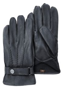 Pearlwood Leren handschoenen Planar Verstelbare leren riem heren handschoenen maat 8,5 zwart