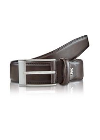 Lerros Leren riem Lerros citybelt *schaduw* heren riemen maat Normale maten bruin