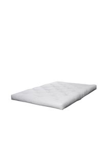 KARUP Futonmatras TRIPLE LATEX 200X200 Matras van katoen en wol met een kern van latexschuim (1 stuk) matrassen wit