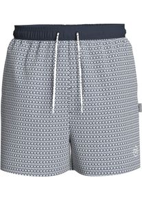 Bugatti Zwembroek Koordsluiting met logo-opdruk heren badmode maat XXL blauw