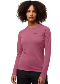 Jack Wolfskin Shirt met lange mouwen VONNAN LS T W meisjes shirts maat L (42/44) paars