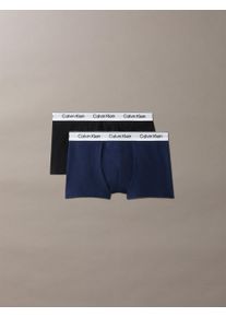 Calvin Klein Trunk 2PK TRUNK met logoband (2 stuks, Set van 2) jongens boxershorts maat 140/146 blauw