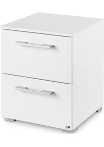 set one by Musterring Nachtkastje Henderson Verkrijgbaar in 4 kleuren, laden incl. zelfsluitend en soft-close mechanisme nachtkastjes wit