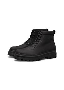 Calvin Klein Veterschoenen LUGGED BOOT LACEUP REBELLIOUS , veterschoenen, plateaulaarzen, profielzool, met aantrekband heren veterschoenen maat 45