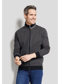 Bugatti Sweatvest met opstaande kraag heren sweatvesten maat S paars