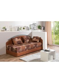 Maintal Slaapbank bruin, slaapbanken, 198 cm