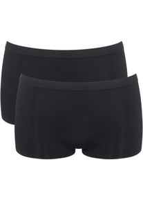 Sloggi Hipster GO Sense Santoni rondbreisel (Set van 2) meisjes onderbroeken maat S zwart