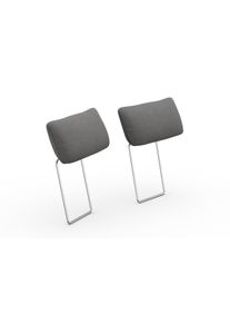 Sit & More sit&more Hoofdsteun Cadabra set van 2 (set) grijs, toebehoren voor banken, 59 cm
