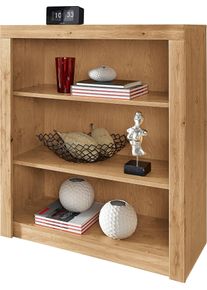 VOGL M&ouml;belfabrik Boekenkast Toronto in 2 hoogtes, breedte 90 cm, gedeeltelijk massief, made in germany boekenkasten bruin