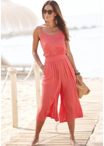 s.Oliver RED LABEL Beachwear Jumpsuit in culotte-stijl van viscose-crêpe dames jumpsuits maat 40 rood