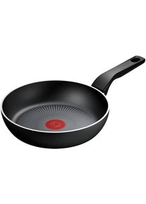 Tefal Koekenpan Recycled On, Inductie uit 100% gerecycled aluminium, anti-aanbaklaag, thermo-signaal koekenpannen zwart