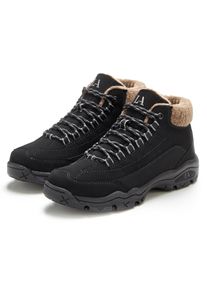 Lascana Winterlaarsjes Outdoor boots, enkelsneaker met robuuste zool en warme voering dames winterlaarsjes maat 37 zwart