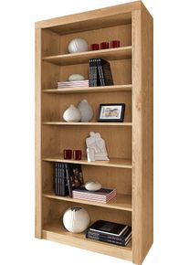 VOGL M&ouml;belfabrik Boekenkast Toronto in 2 hoogtes, breedte 90 cm, gedeeltelijk massief, made in germany boekenkasten bruin
