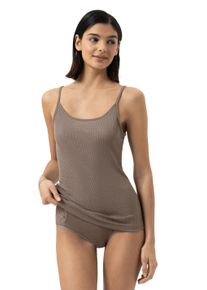 Mey Hemd WOOL LOVE smalle pasvorm, merino-scheerwol, verwarmend dames armloze tops maat XXS/XS bruin