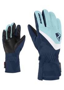 Ziener Gebreide handschoenen LORIKO AS(R) kinderen handschoenen maat 4 blauw