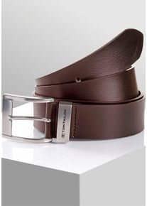 Tom Tailor Leren riem TTTOM 4 cm brede herenriem, casual en jeanslook (set) dames brede riemen maat 115 bruin