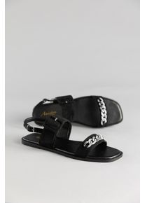 Aniston SHOES Sandalen , zomerschoen, sandalette, sierketting - nieuwe collectie dames sandaaltjes maat 38 zwart