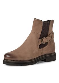 Tamaris Chelsea-boots , blokhak, zakelijke schoen, enkellaarsje met touch it-uitrusting dames chelsea boots maat 37 bruin